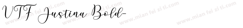 VTF Justina Bold字体转换